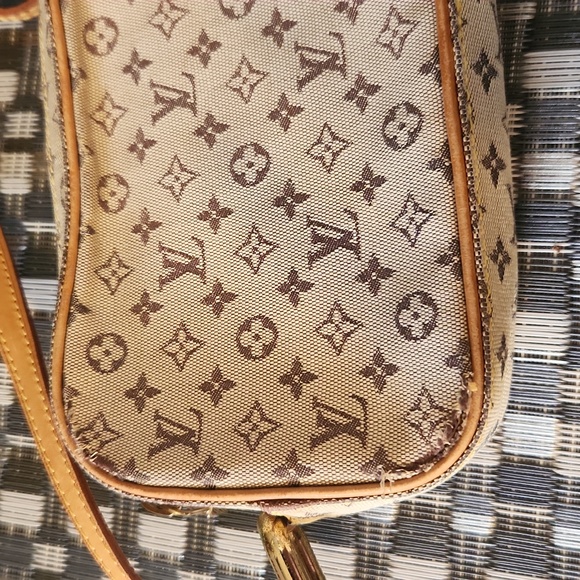 Louis Vuitton Monogram Vintage Mini Lin Juliet MM Shoulder Bag Brown - Picture 10 of 17